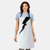 ブラックフラッシュ稲妻ボルト エプロン (着用した状態)