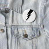 ブラックフラッシュ稲妻ボルト 缶バッジ (インサイチュ)