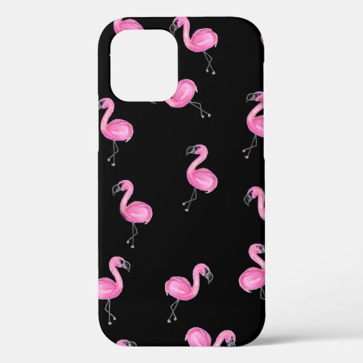 ブラックフラミンゴ Case-Mate iPhoneケース (裏面)
