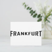 ブラックフランクフルトアイコン ポストカード (スタンド正面)