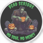 🖤ブラックフランケンシュタインハロウィンステッカー💀🎃 シール (正面)