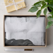 ブラックフリシアの馬のデコパージュ 薄葉紙 (ギフト)