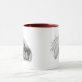 ブラックフリシアンウマヌステール マグカップ (中央)