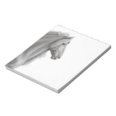 ブラックフリシアンスタリオンホース ノートパッド (回転)