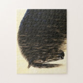 ブラックフリシア荷車を引くシウマ ジグソーパズル (縦)