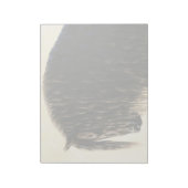 ブラックフリシア荷車を引くシウマ ノートパッド (回転)