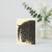 ブラックフリシア荷車を引くシウマ 名刺 (スタンド正面)