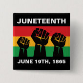 ブラックフリーダムジュネウアフリアンアメリカンプライド 缶バッジ (正面)