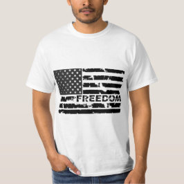 ブラックフリーダム統一された州国旗 Tシャツ