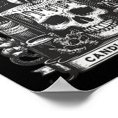 ブラックフレイムキャンドルカンパニーハロウィーンスキンキャップ傷跡 ポスター (角)