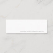 ブラックフレーミングモノグラムプロフェッショナル – 名刺 (裏面)