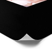 ブラックフレームの8分割家族写真 ポスター (角)