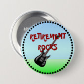 ブラックフレーム付き定年ロック 缶バッジ (正面&裏面)