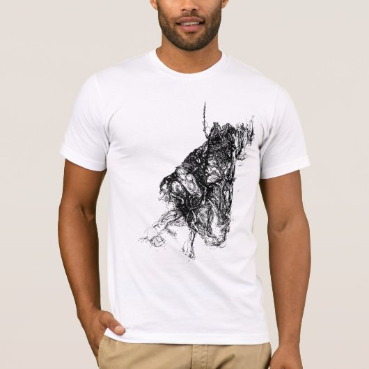 ブラックフローティングバイキング装置 Tシャツ (正面)