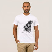 ブラックフローティングバイキング装置 Tシャツ (正面フル)