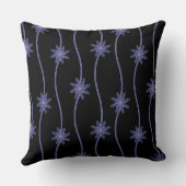 ブラックフローラチェーンパターン装飾用クッション クッション (裏面)