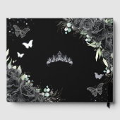 ブラックフローラドレスバタフライシルバーキンセニェラ ゲストブック (裏面)