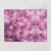 ブラックフローラハッピーマザーの日はがき ポストカード (裏面)