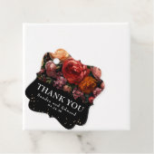 ブラックフローラボタニカル結婚ムーディーズ フェイバータグ (インサイチュ)