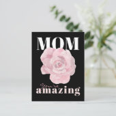 ブラックフローラマザーズデイホリデーポストカード シーズンポストカード (スタンド正面)