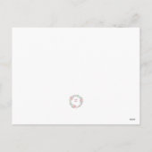 ブラックフローラマザーズデイホリデーポストカード シーズンポストカード (裏面)