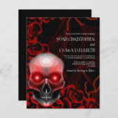 ブラックフローラムーディゴシックスカルハロウィーン予算 (正面/裏面)