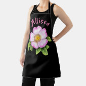 ブラックフローラ女性名 エプロン (インサイチュ)