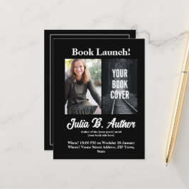 ブラックブックの起動招待状 – ブックカバーの追加 ポストカード