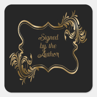 ブラックブックプレート スクエアシール