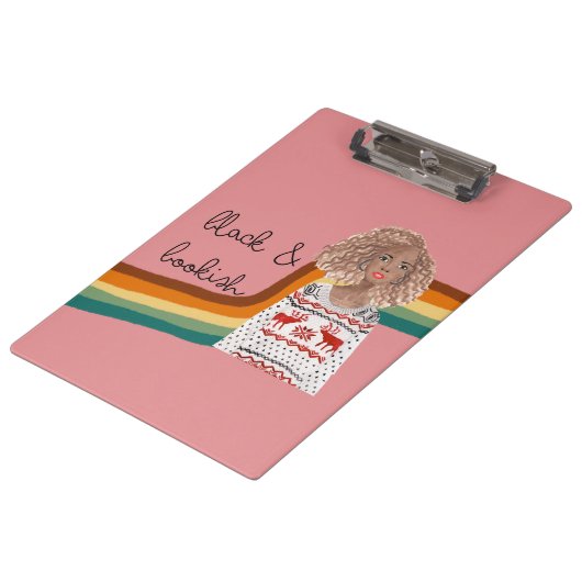 ブラックブックラバーキッズティーン クリップボード (アングル)