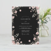 ブラックブッシュユーカリの結婚式 招待状 (スタンド正面)
