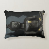 ブラックブッダ…タイ,イサーン,ノングカイ アクセントクッション (正面)