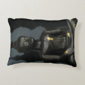 ブラックブッダ…タイ,イサーン,ノングカイ アクセントクッション (裏面)