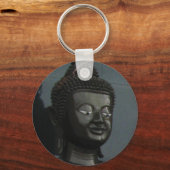 ブラックブッダ…タイ，イサーン，ノングカイ キーホルダー (正面)