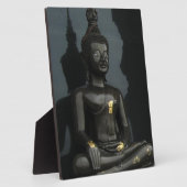 ブラックブッダ…タイ，イサーン，ノングカイ フォトプラーク