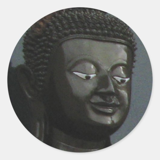 ブラックブッダ…タイ，イサーン，ノングカイ ラウンドシール (正面)