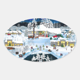 ブラックブッテリゾート 楕円形シール