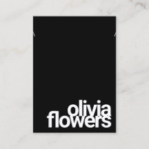 ブラックブモダンレスレットネックレスビジネスカード