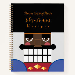 ブラックブラウンナツクラッカークリスマスレシピクックブック ノートブック