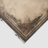 ブラックブラウンホースのデコページティッシュペーパー 薄葉紙 (詳細)