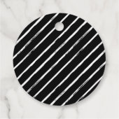 ブラックブラシスクリプト誕生日パーティーありがとうございますよろしくお願い フェイバータグ (裏面)