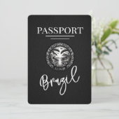 ブラックブラジルのパスポート日付の保存 セーブザデート (スタンド正面)