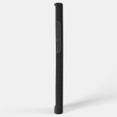 ブラックブラッシュドアルミニウムプリント SAMSUNG GALAXYケース (右側面)