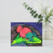 ブラックブランケット1 ポストカード (スタンド正面)