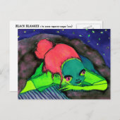 ブラックブランケット1 ポストカード (正面/裏面)