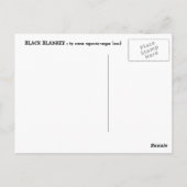 ブラックブランケット1 ポストカード (裏面)
