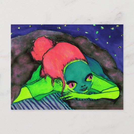 ブラックブランケット1 ポストカード (正面)