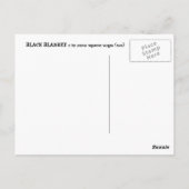 ブラックブランケット2 ポストカード (裏面)