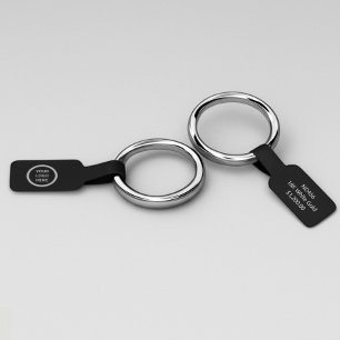 ブラックブランドバーベルジュエリーフォルドバープライスラベル シール