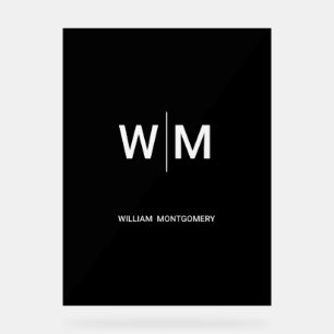 ブラックブランドロゴ   業務企業の会社 アクリルサイン